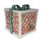 7.9" LED Gingerbread Candy Gift Box with Bow Christmas Decoration- Green